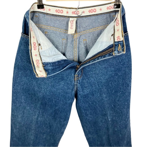 VINTAGE Coca-Cola High Waist Straight Leg Jeans - Picture 9 of 11